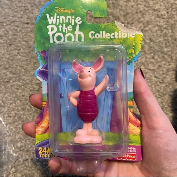 Fisher Price Winnie the Pooh Figure Set NEW Vintage Piglet Eeyore Tigger Toy - Picture 4 of 7